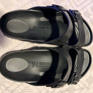 Birkenstock Men's Black Slide Sandals